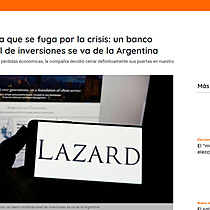 Otra empresa que se fuga por la crisis: un banco multinacional de inversiones se va de la Argentina